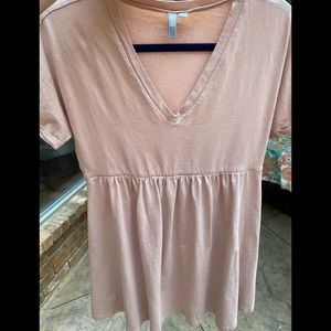 ASOS blush maternity dress